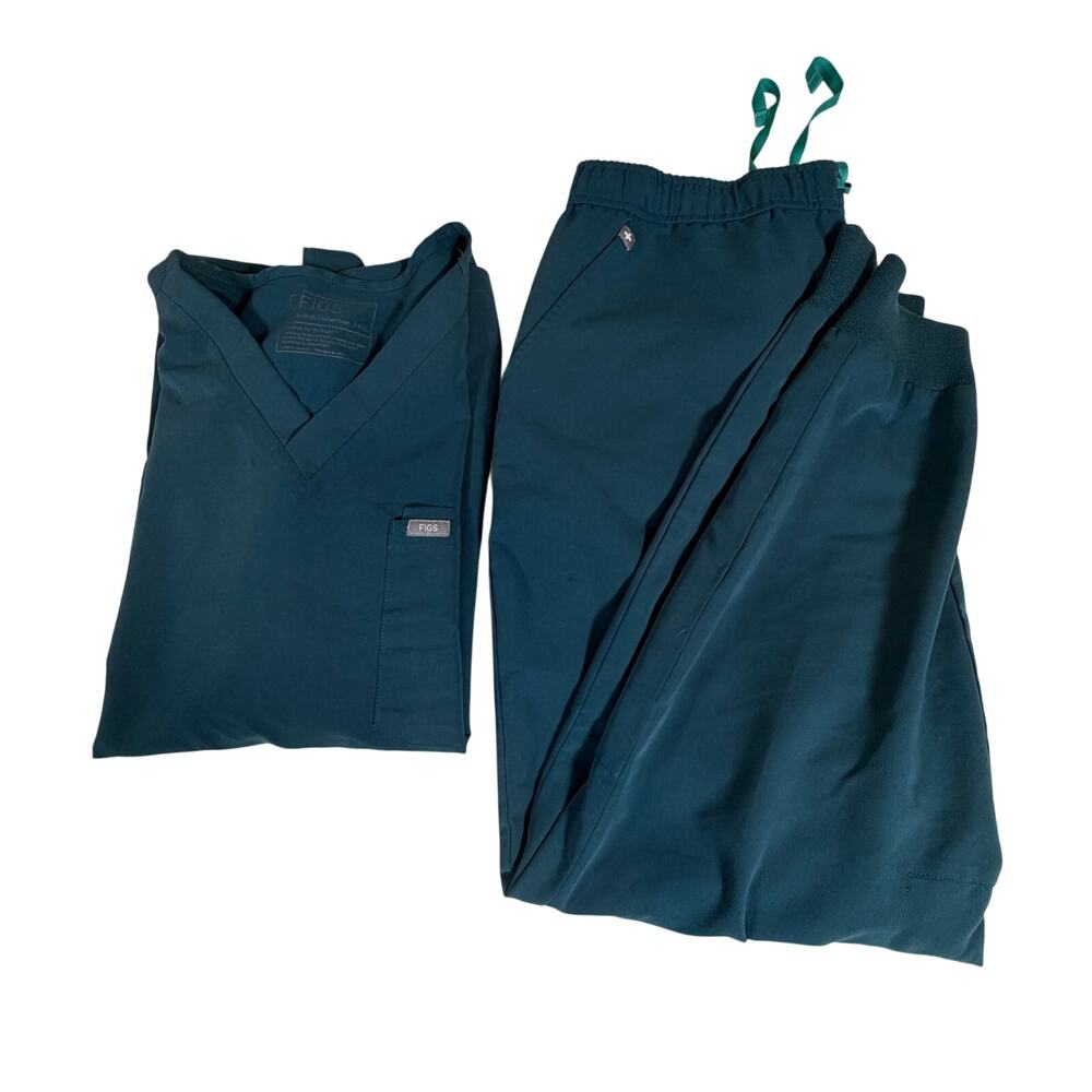 FIGS Scrub Set Leon Top FM1500 Tansen Jogger Bottoms MXXSW2004 Green Men’s XXL